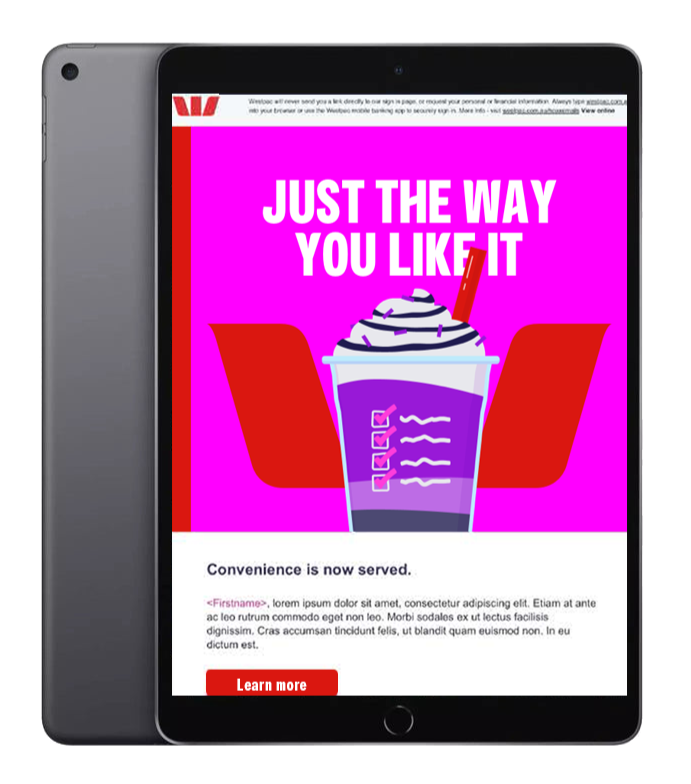 Westpac iPhone concept eDM Westpac iPhone concept eDM